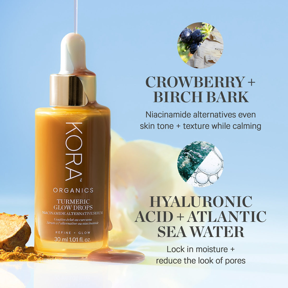 Turmeric Glow Drops Niacinamide Alternative Serum - Image 9